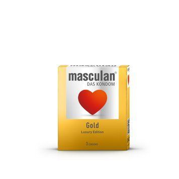 Презервативи Masculan Gold 3 шт ms0936 фото