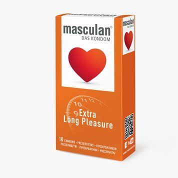 Презервативи Masculan Extra Long Pleasure 10 шт ms3326 фото