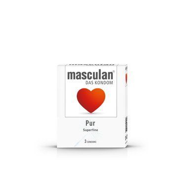 Презервативи Masculan Pur 3 шт ms0639 фото